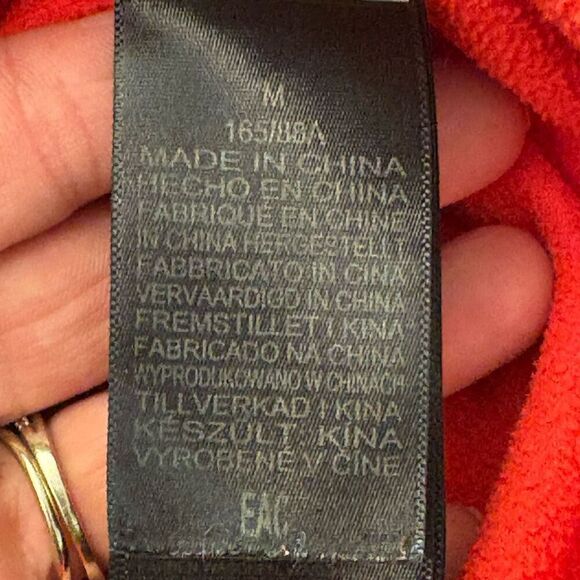 Marmot Fleece Jacket Team Red Lightweight Half Zip Base Layer. Size Medium - Picture 6 of 9